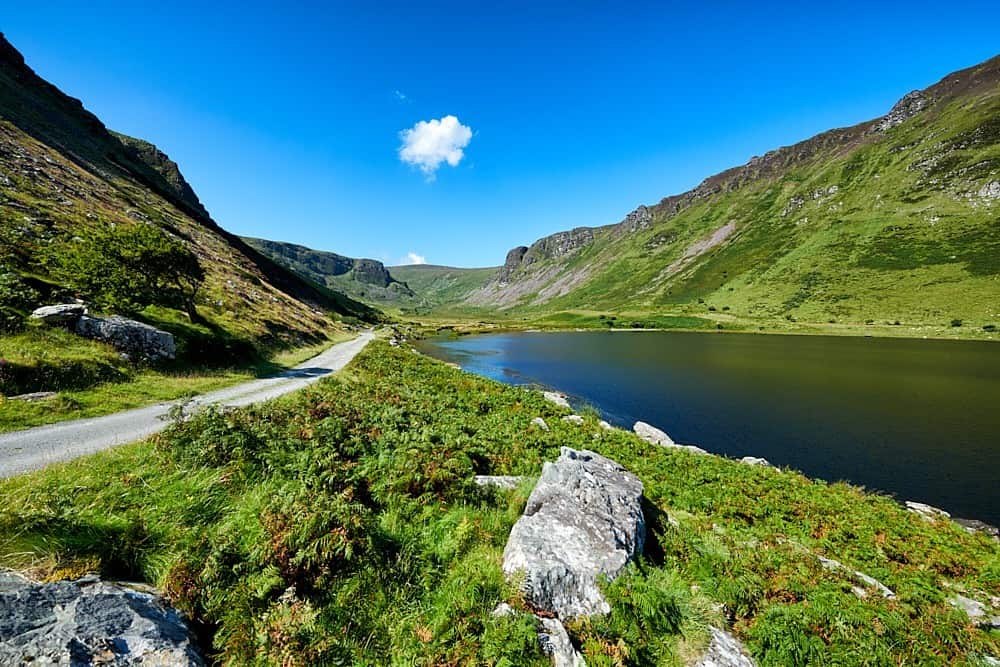 Annascaul Lake on the Dingle Peninsula, Co. Kerry, Ireland