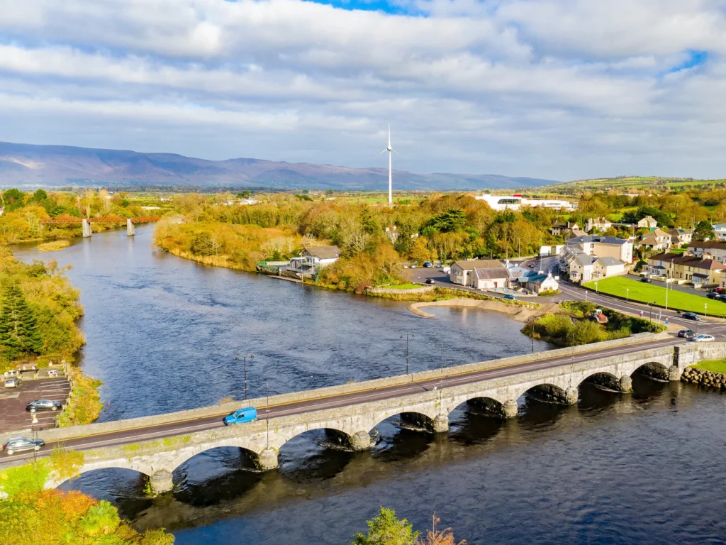 Killorglin, Co. Kerry - Aerial River view