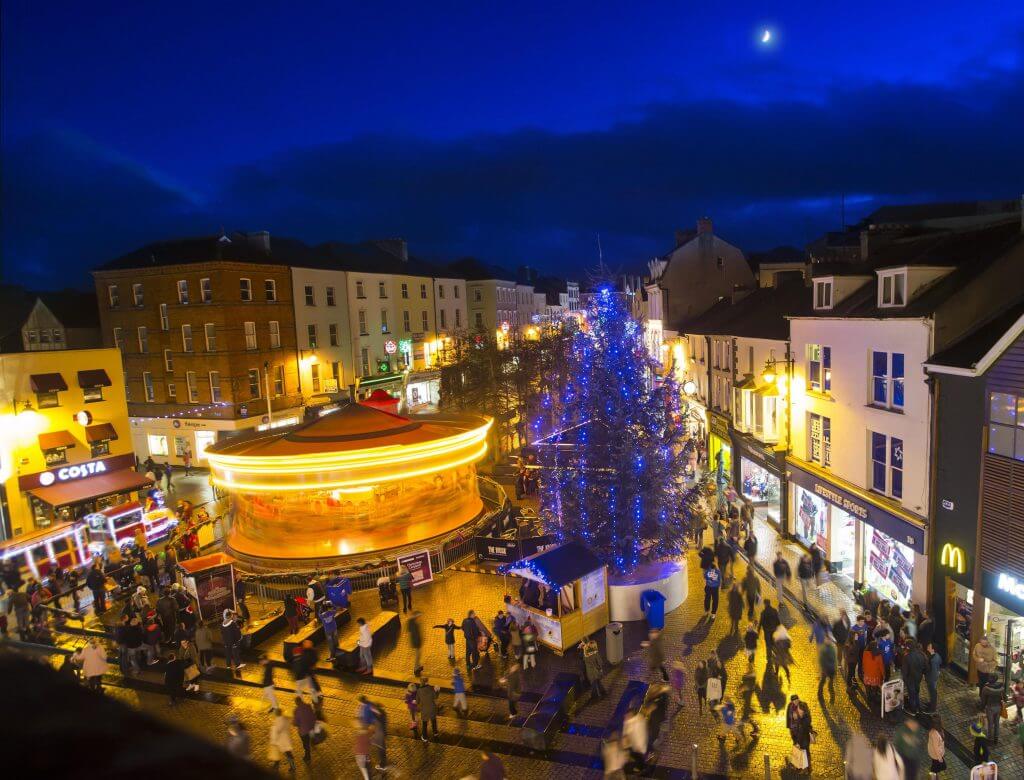 Waterford Winterval by night