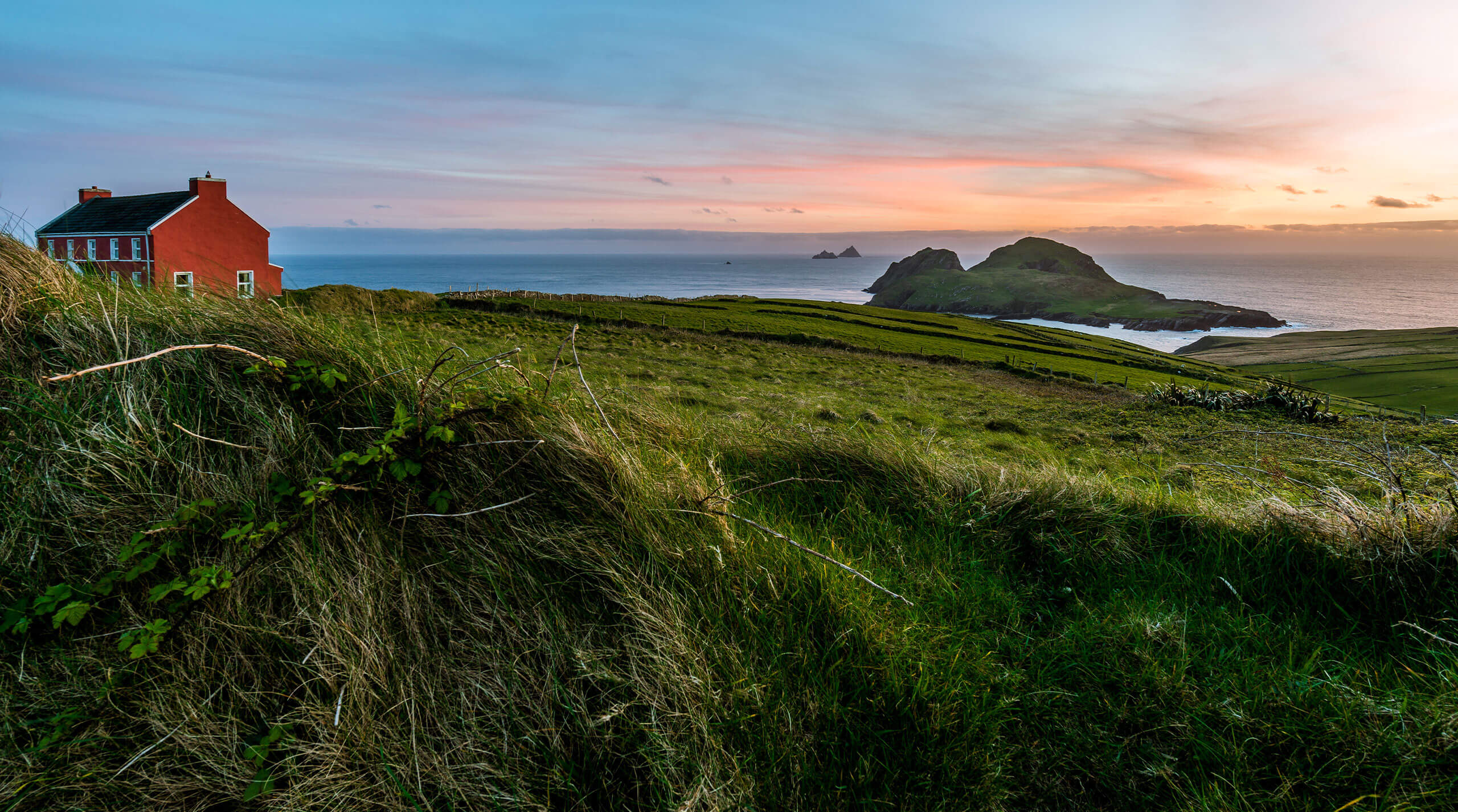 Secluded and self-contained holiday homes in Ireland; scenic view from Skellig Ring