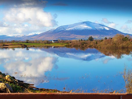 Nephin Mountain in Winter, County Mayo, Ireland