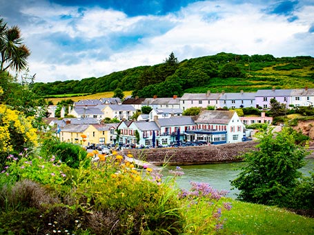View_of_the_seaside_town_of_Dunmore_East_County_Waterford_Ireland.jpg Image Tags: View of the seaside town of Dunmore East, County Waterford, Ireland