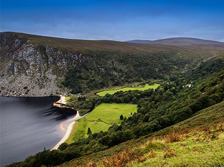 Lough Tay, County Wicklow, Wicklow Mountains, Ireland