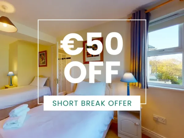 €50 off a short break holiday in May & June 2024 in Ireland
