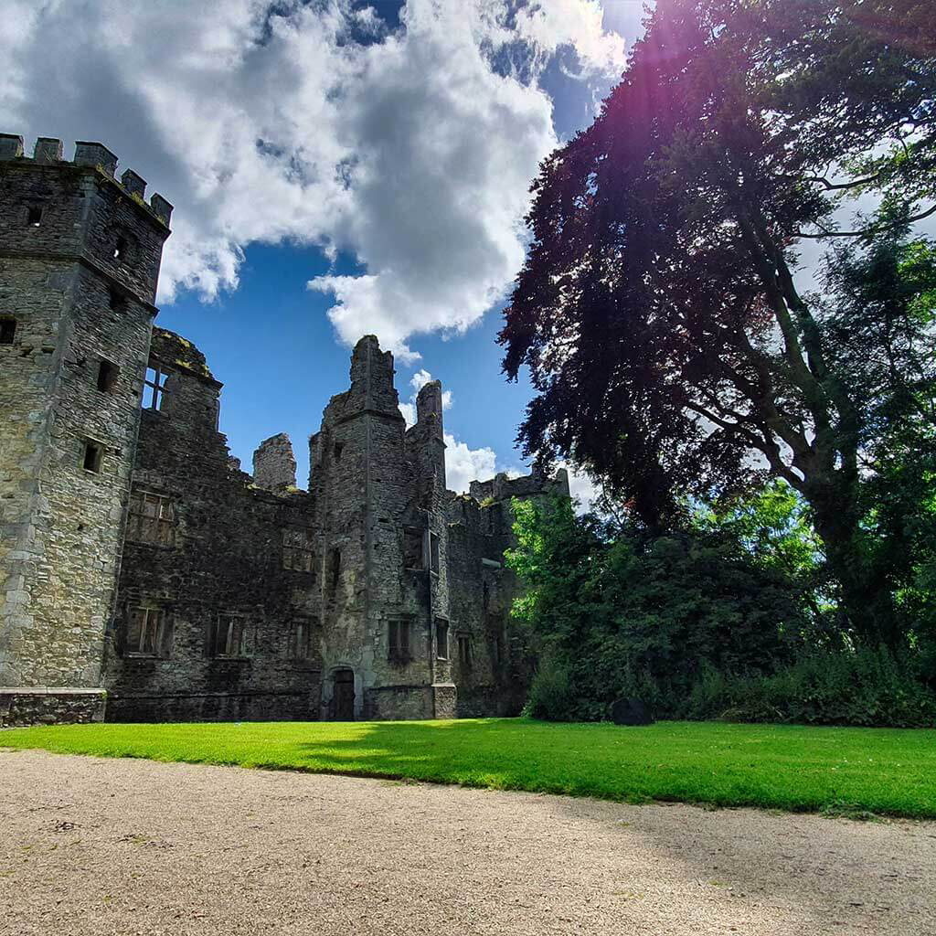 The ruins of Mallow Castle a 16th century castle located in Mallow Cork © Fáilte Ireland and Tourism Ireland