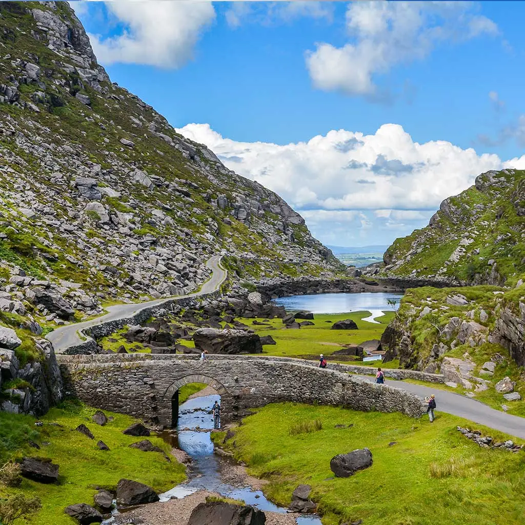 Tourists enjoying one of Killarney tops attractions the famous Gap of Dunloe in © Adobe Stock
