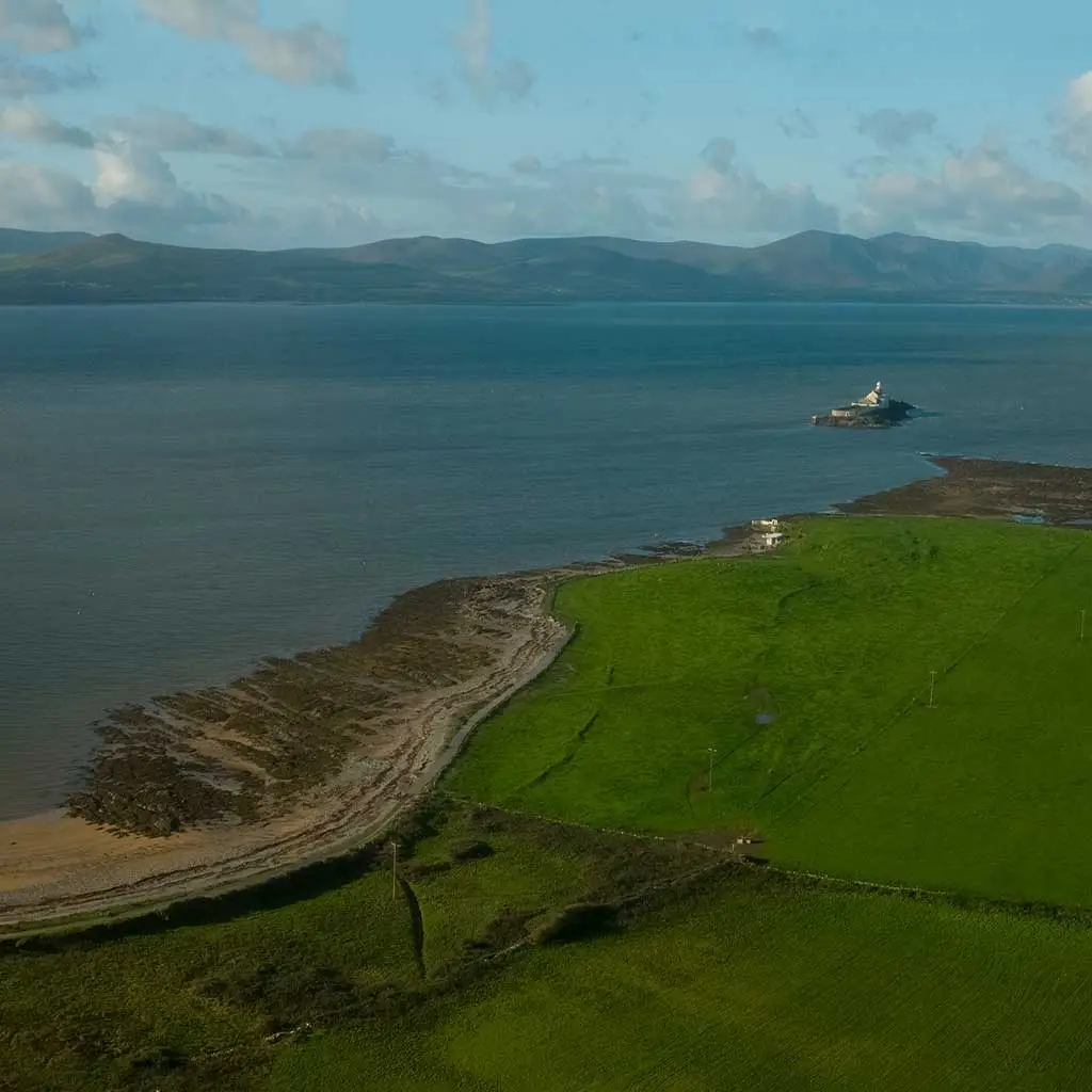 Aerial View, Tralee - Fenit Greenway, County Kerry, Ireland