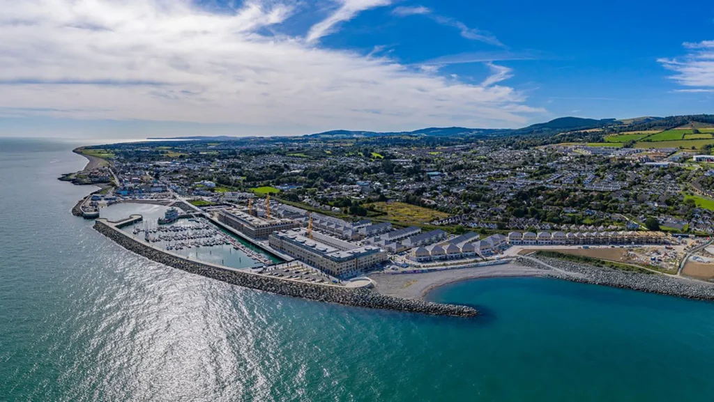 Maina Village in Greystones, County Wicklow, Ireland