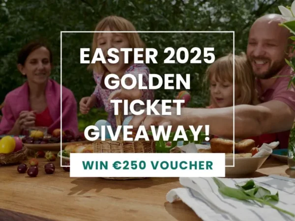 Win a €250 Voucher – Easter 2025 Golden Ticket Giveaway