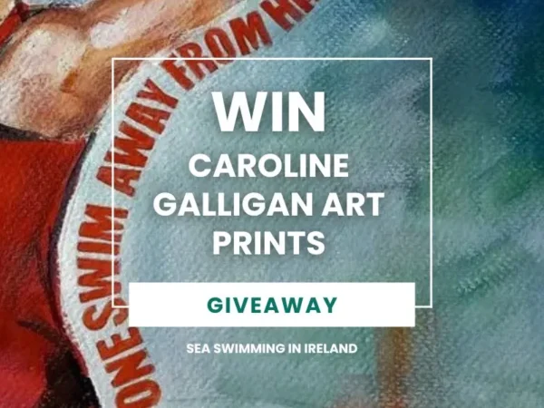 Giveaway - Win Caroline Galligan Art Prints - Sea Swimming in Ireland