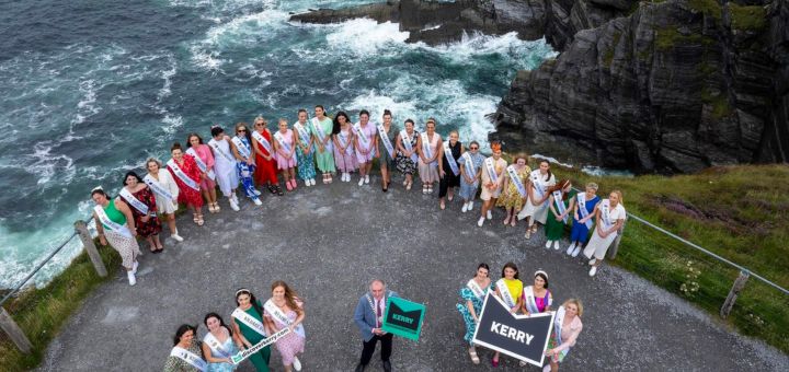 Roses of Tralee 2024, Rose Tour, Kerry Cliffs - Source Ireland Content Pool