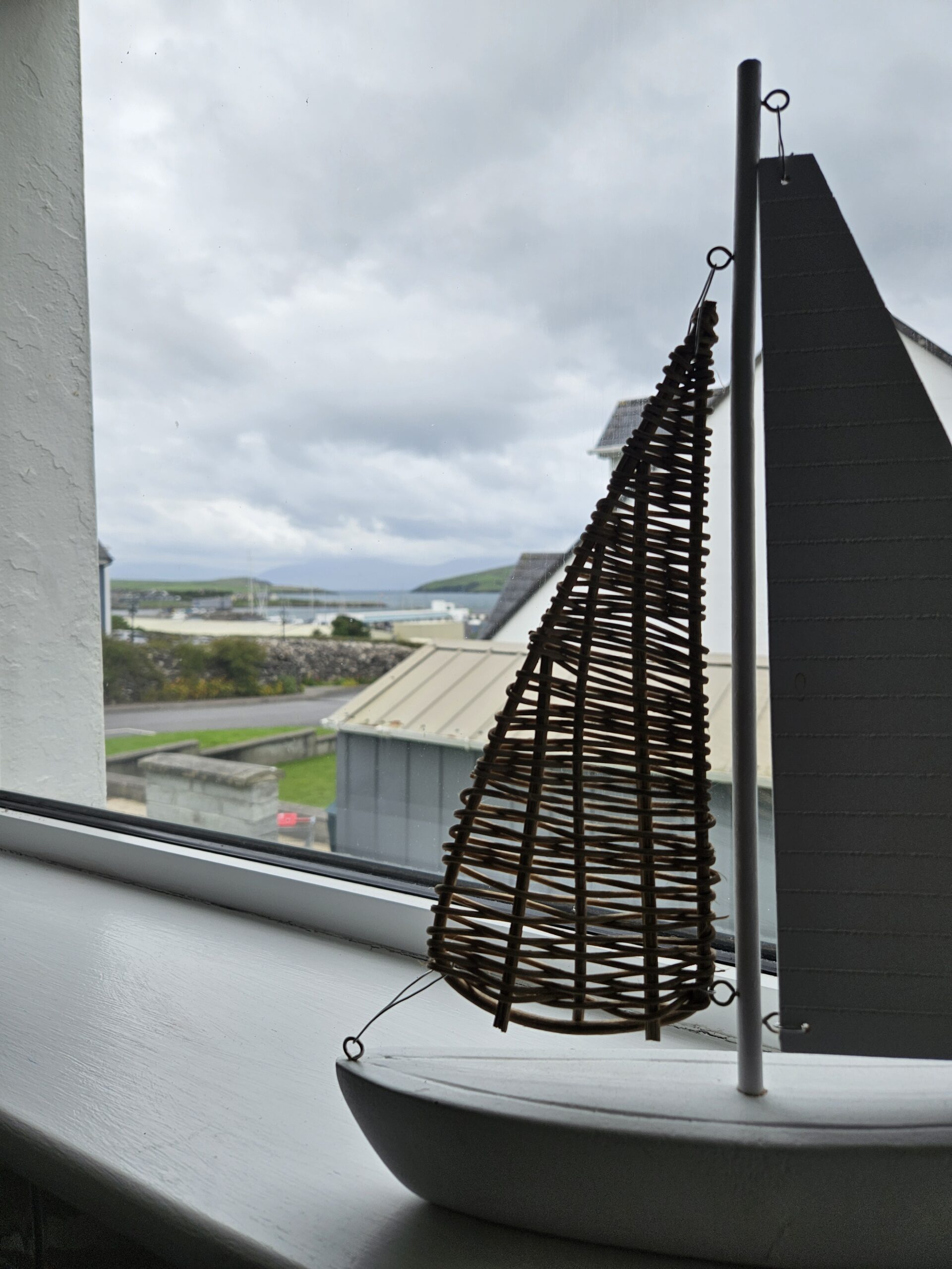 View from Dingle Harbour Cottages