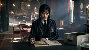 Wednesday Addams, Scene from Wednasday | Courtesy Netflix