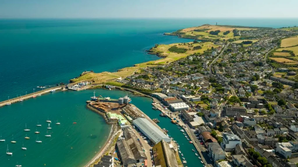 Aerial View of Wicklow Town | Courtesy Failte Ireland