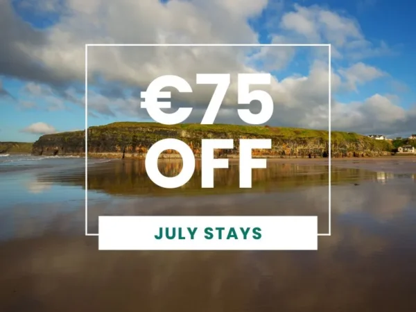 75 off July Stays