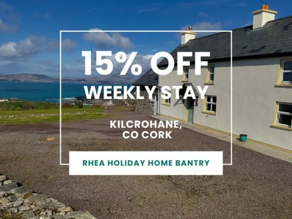 Rhea Holiday Home Bantry 15% OFF Weekly Stays