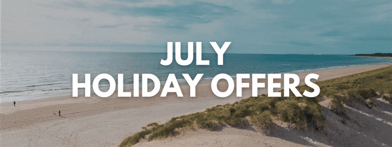 July Holiday Offers Save on Selected Stays GIF