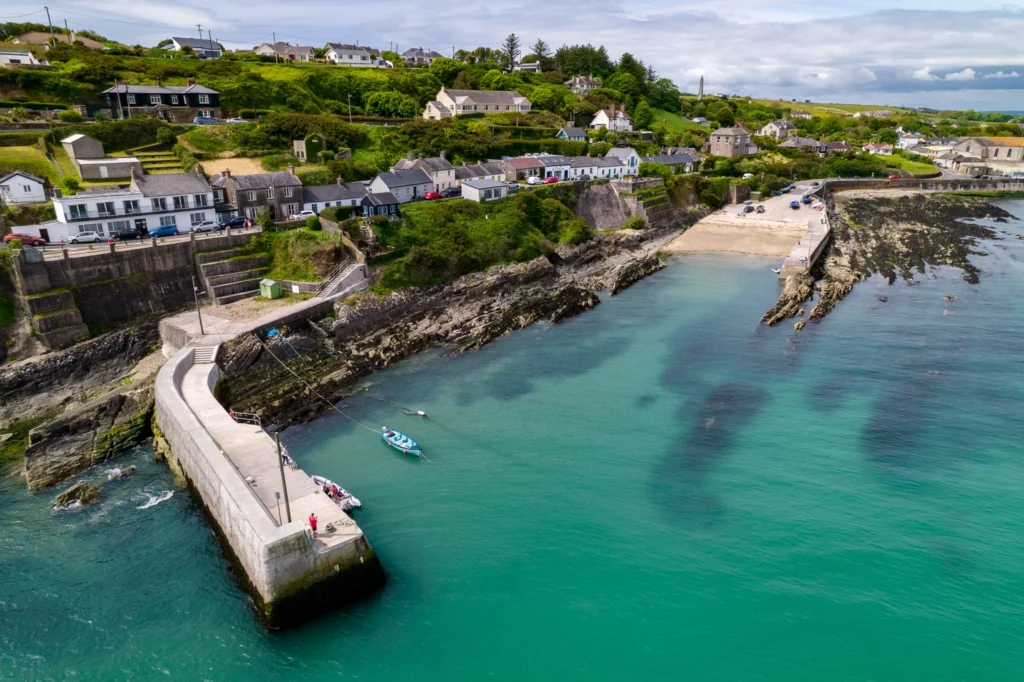 Aerial View of Ardmore, Co Waterford - Courtesy Waterford County Council