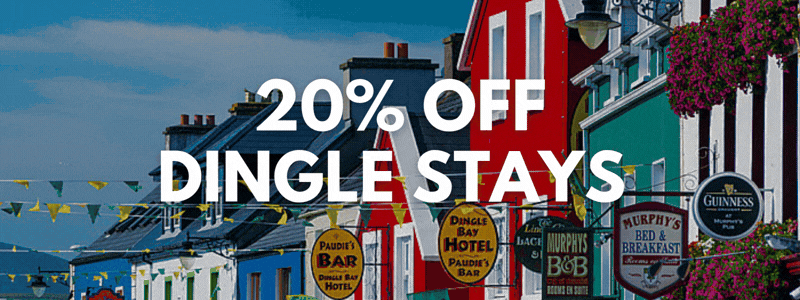 20% OFF Dingle Stays Midweek Break Mon-Thur GIF