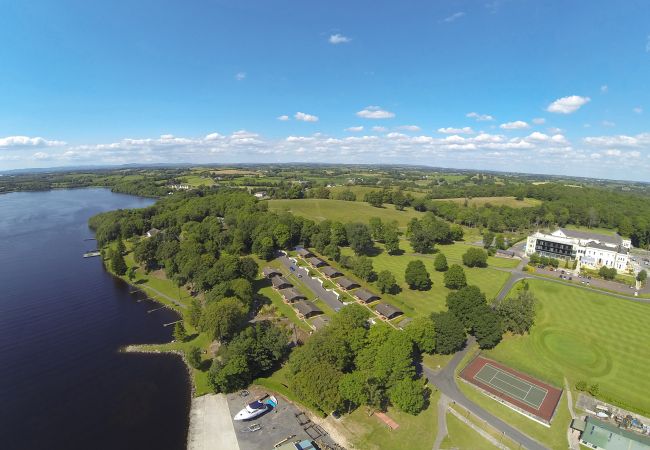 Aerial view Manor Holiday Cottages Fermanagh  Lower Lough Erne Holiday Homes Northern Ireland