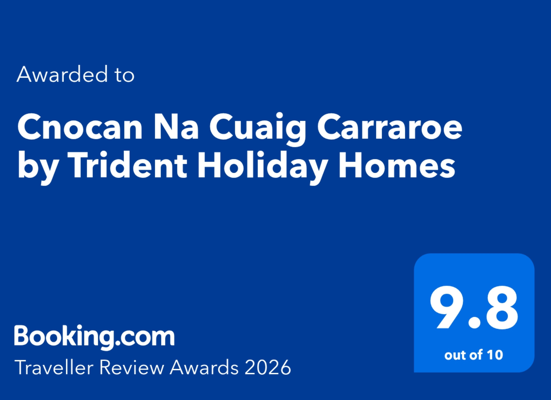 Cnocan Na Cuaig Carraroe - Booking.com Awards 2026 Cnocan Na Cuaig Carraroe - Booking.com Awards 2026