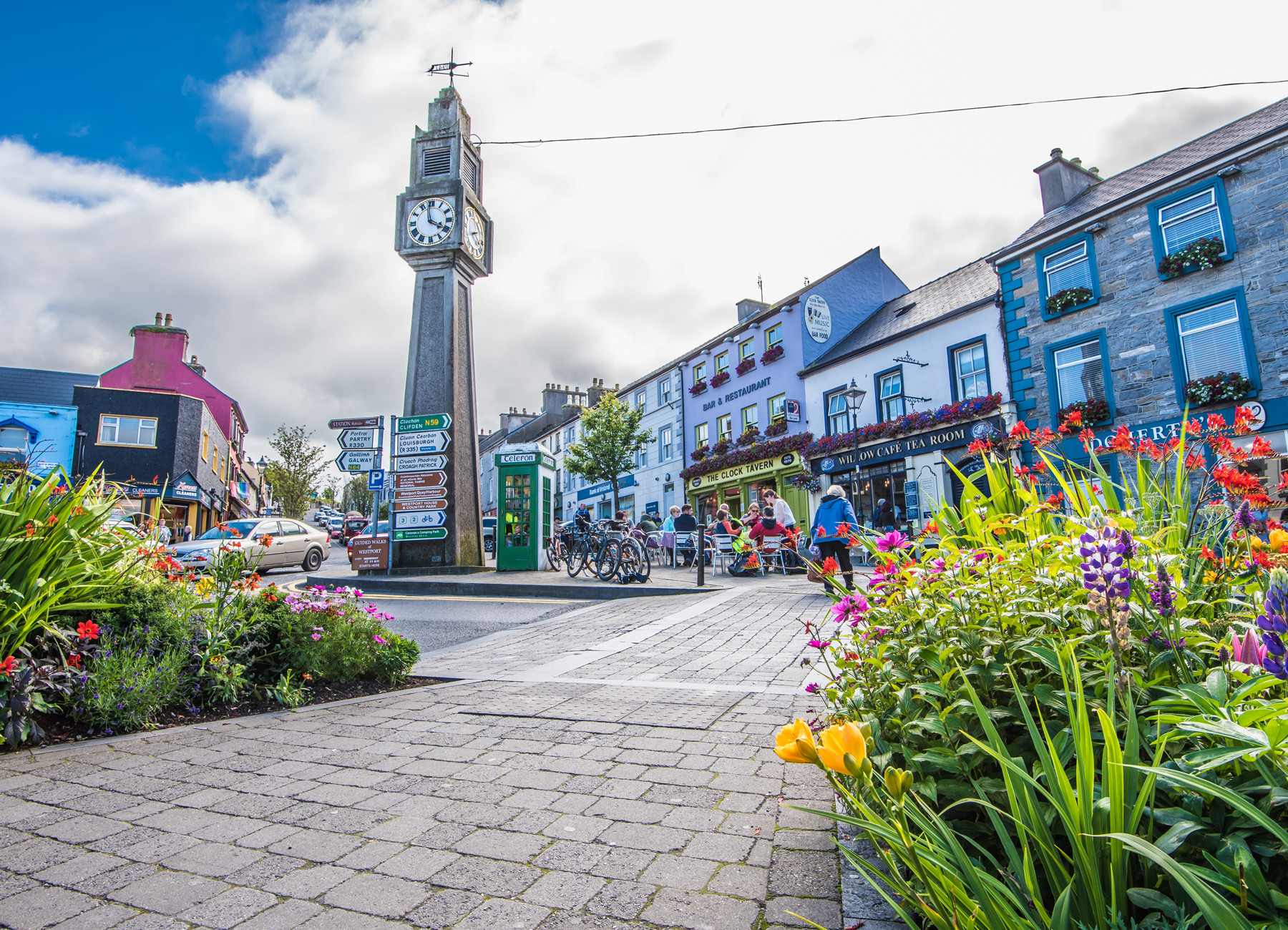 Westport Town Clock, Westport Town, County Mayo © Pawel Sadowski